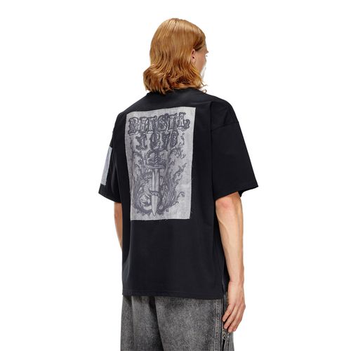 Camiseta Manga Corta Para Hombre T-Boxt-Slits-Q10 Diesel