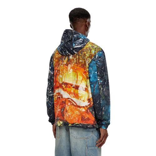 Chaqueta Rompe Vientos Para Hombre J-Warrett-Poster Diesel