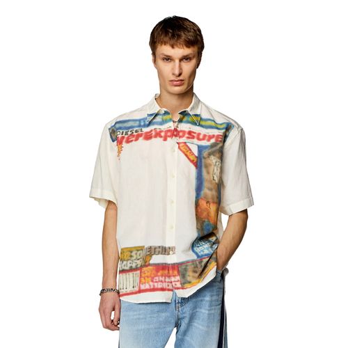 Camisa Manga Corta Para Hombre S-Elias Diesel