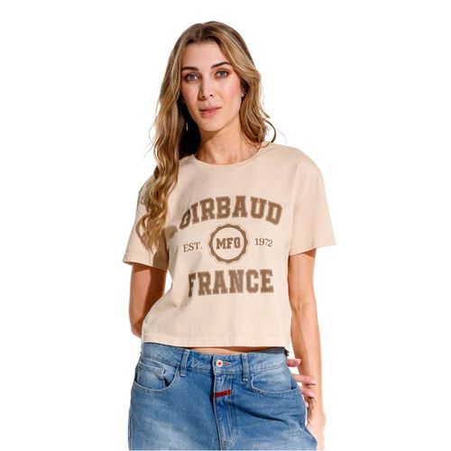Camiseta Manga Corta Para Mujer Lueur Girbaud