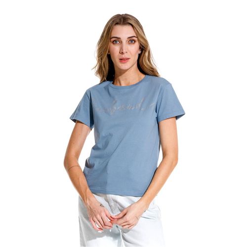 Camiseta Manga Corta Para Mujer Le Marithe Girbaud