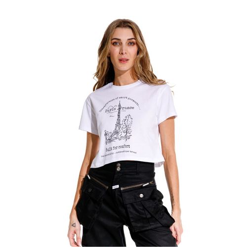 Camiseta Manga Corta Para Mujer Le Marithe Girbaud