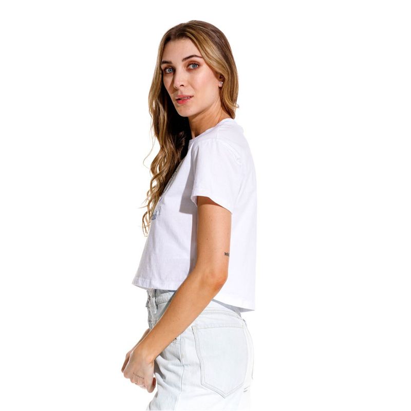 Camiseta-Manga-Corta-Para-Mujer-Le-Marithe-Girbaud