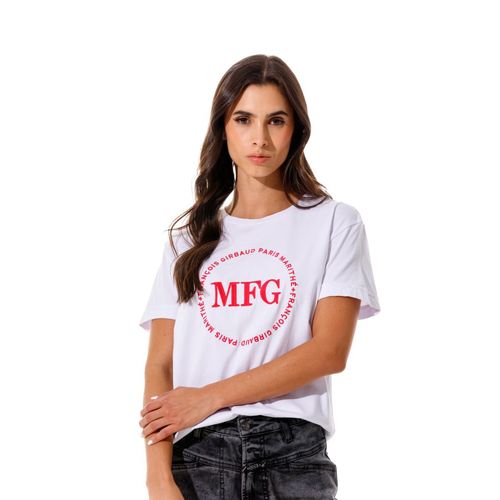 Camiseta Manga Corta Para Mujer Le-Marithé Girbaud
