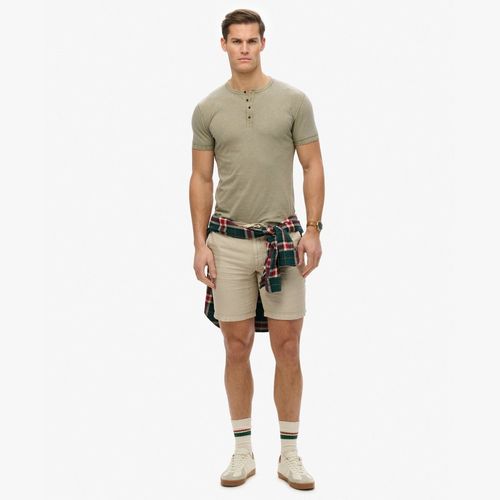 Camiseta Manga Corta Para Hombre Slub Ss Jersey Grandad Top Superdry