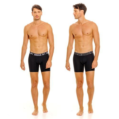 Boxer Bipack Negro Microfibra Para Hombre  Girbaud