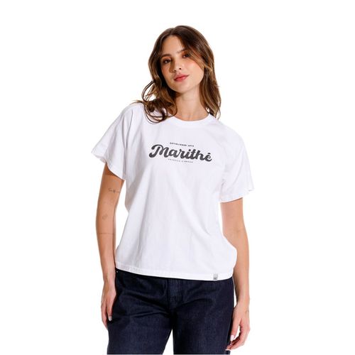 Camiseta Manga Corta Para Mujer Le Marithe Girbaud