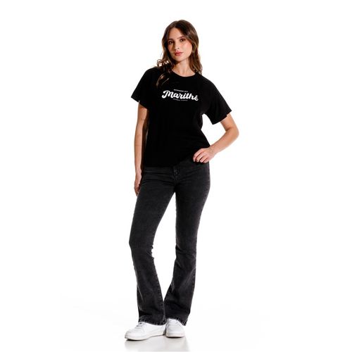Camiseta Manga Corta Para Mujer Le Marithe Girbaud