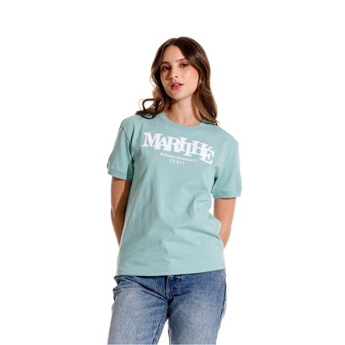 Camiseta Manga Corta Para Mujer Le Marithe Girbaud