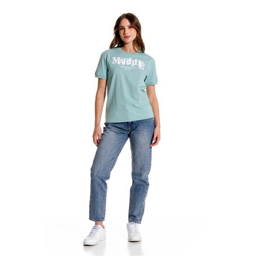 Camiseta Manga Corta Para Mujer Le Marithe Girbaud