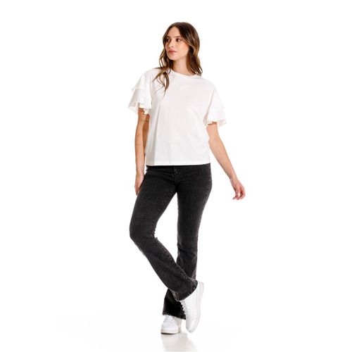 Camiseta Manga Corta Para Mujer Le Marithe Girbaud