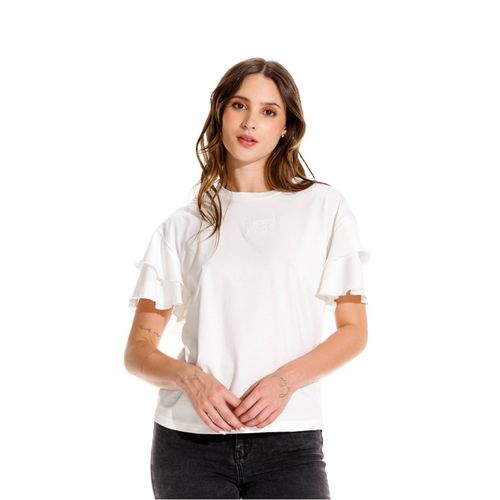 Camiseta Manga Corta Para Mujer Le Marithe Girbaud