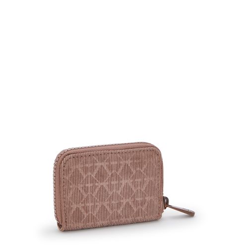 Billetera Pequeña Para Mujer Cash Buddy Sign Brown Cord Kipling