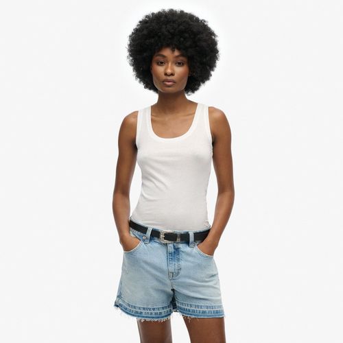 Camiseta Manga Corta Para Mujer Studios Lightweight Racer Vest Superdry