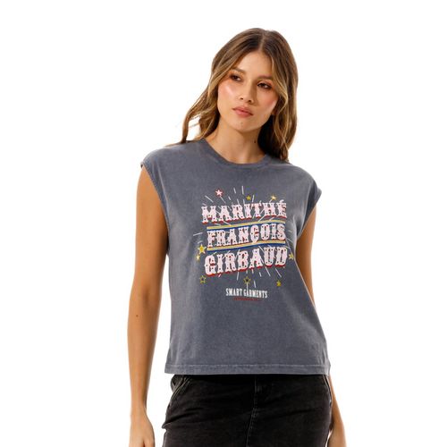 Camiseta Manga Sisa Para Mujer Alice Girbaud