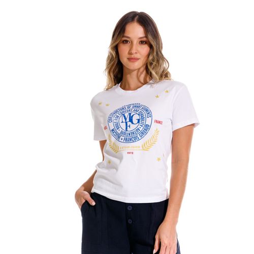Camiseta Manga Corta Para Mujer Alice Girbaud