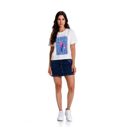 Camiseta Manga Corta Para Mujer Le-Marithé Girbaud