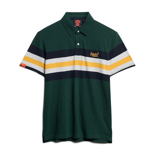 Polo Manga Corta Para Hombre Lightweight Stripe Jersey Superdry