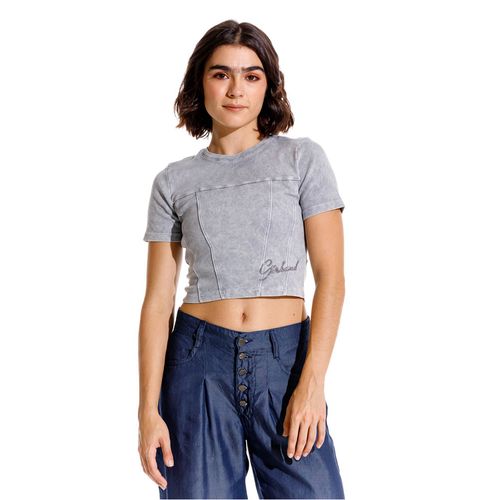 Camiseta Manga Corta Para Mujer Le Marithe Girbaud