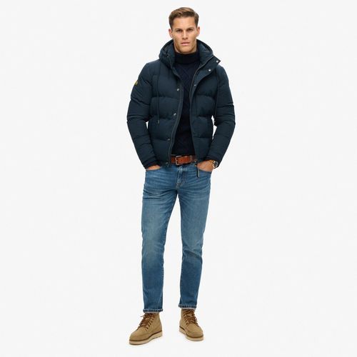 Chaqueta Para Hombre Everest Short Hooded Puffer Superdry