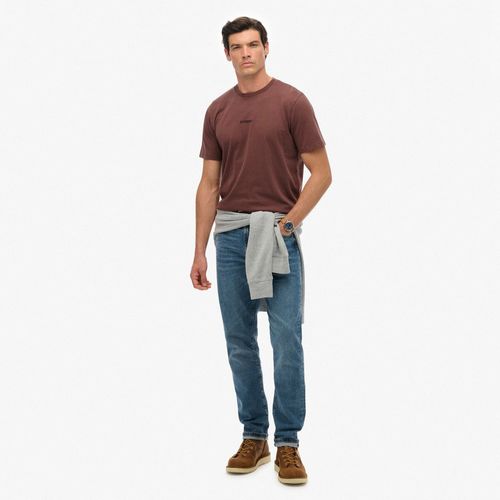 Camiseta Manga Corta Para Hombre Micro Logo Superdry