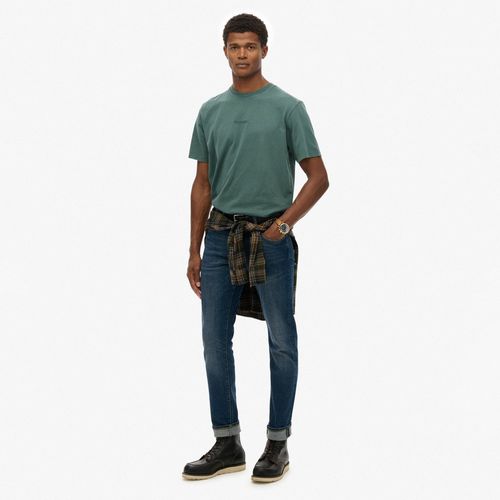 Camiseta Manga Corta Para Hombre Micro Logo Superdry