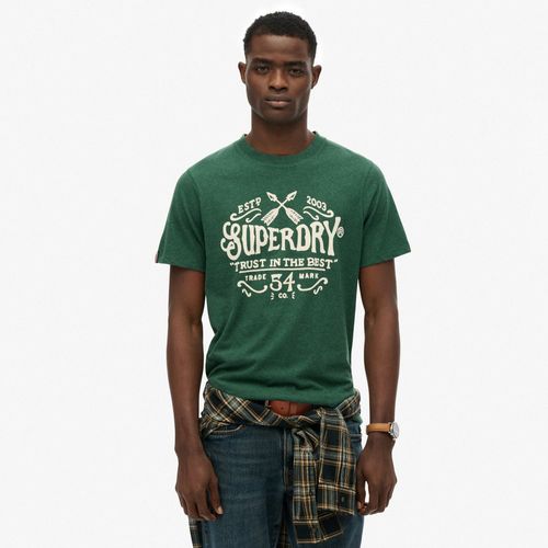 Camiseta Manga Corta Para Hombre Outdoor Flock Relaxed Tee Superdry