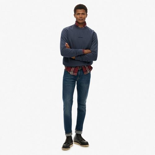 Buzo Cerrado Para Hombre Micro Logo Crew Superdry