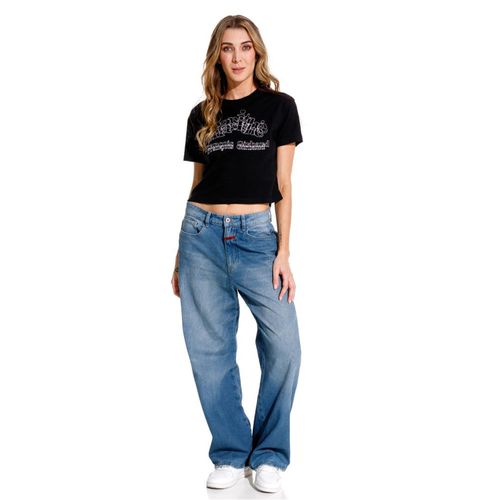 Camiseta Manga Corta Para Mujer Le Marithe Girbaud