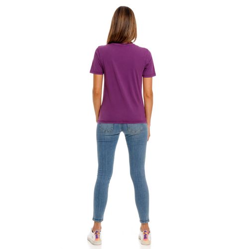 Camiseta Manga Corta Para Mujer Replay