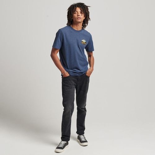 Camiseta Manga Corta Para Hombre Vintage Travel Superdry