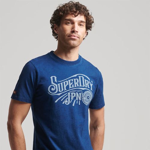 Camiseta Para Hombre Vintage Indigo Superdry