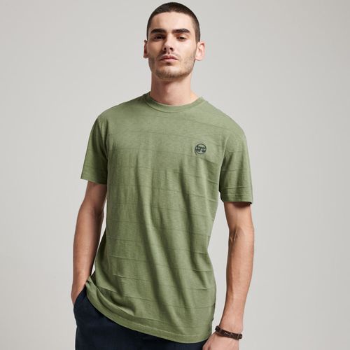 Camiseta Para Hombre Vintage Texture Tee Superdry
