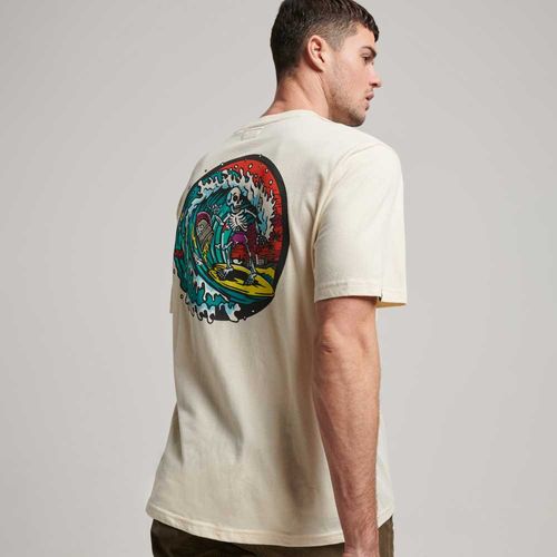 Camiseta Manga Corta Para Hombre Vintage Creatures Tee Superdry