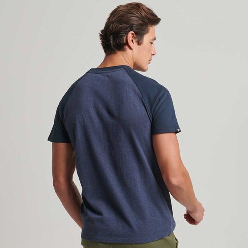 Camiseta Para Hombre Vintage Gym Raglan Superdry