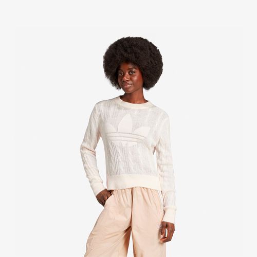 Buzo Para Mujer Trefoil Jumper Adidas