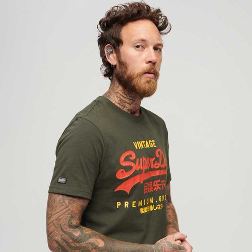 Camiseta Para Hombre Classic Heritage Superdry
