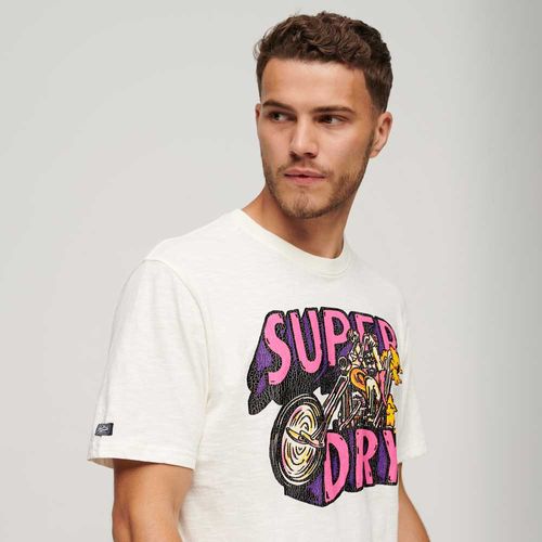 Camiseta Para Hombre Motor Retro Graphic Superdry