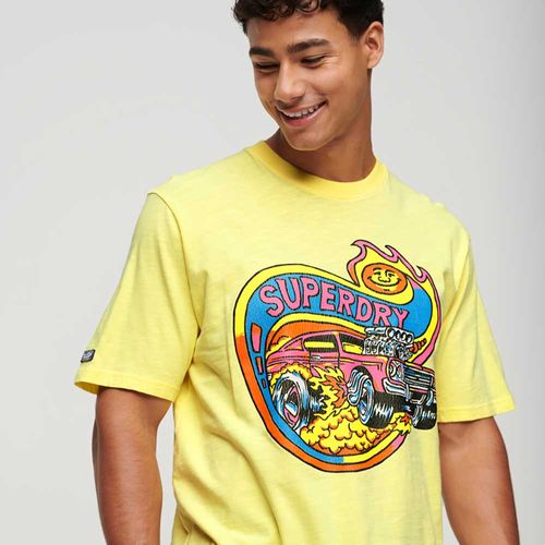 Camiseta Para Hombre Motor Retro Graphic Superdry