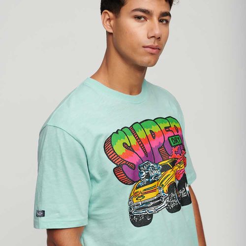 Camiseta Para Hombre Motor Retro Graphic Superdry