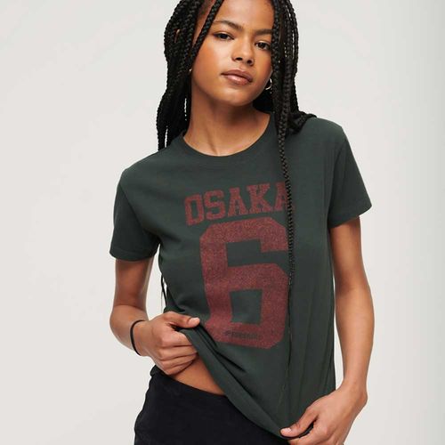 Camiseta Para Mujer Osaka Graphic Fitted Superdry