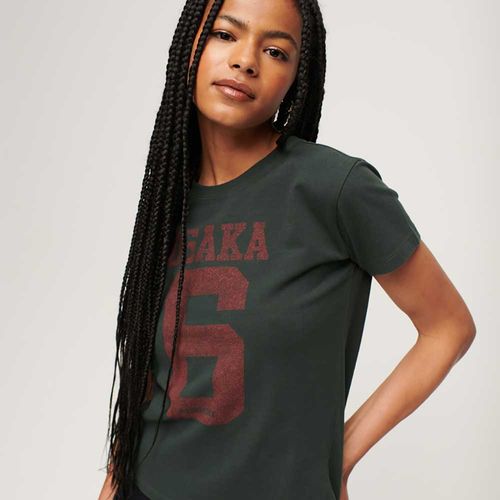 Camiseta Para Mujer Osaka Graphic Fitted Superdry