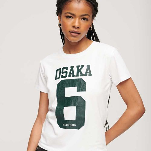 Camiseta Para Mujer Osaka Graphic Fitted Superdry