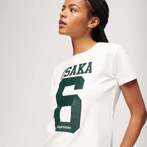 Camiseta Para Mujer Osaka Graphic Fitted Superdry