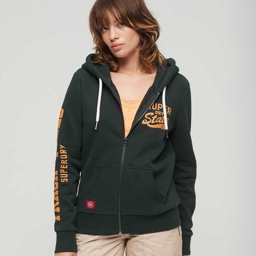 Buzo Abierto Para Mujer Athletic College Superdry