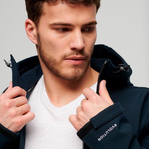 Chaqueta Rompe Vientos Para Hombre Soft Shell Superdry