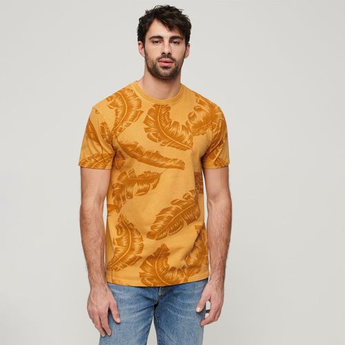 Camiseta Manga Corta Para Hombre Vintage Overdye Printed Tee Superdry