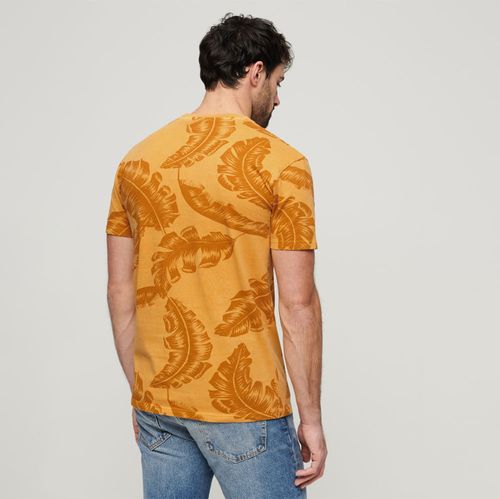 Camiseta Manga Corta Para Hombre Vintage Overdye Printed Tee Superdry