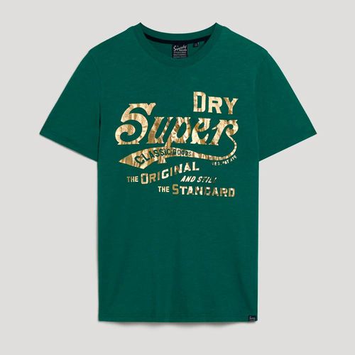 Camiseta Manga Corta Para Hombre Metallic Workwear Graphic Tee Superdry