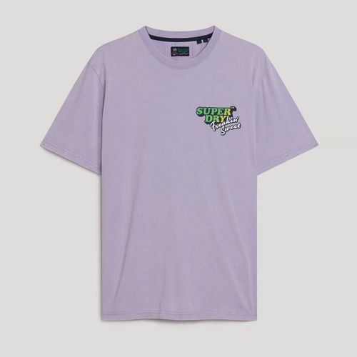 Camiseta Manga Corta Para Hombre Neon Travel Chest Loose Tee Superdry